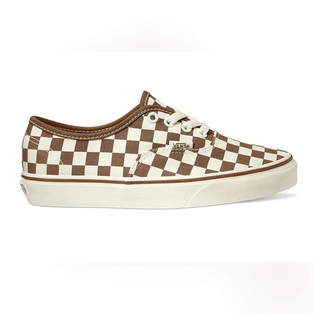VANS Authentic Shoe Checkerboard Brown